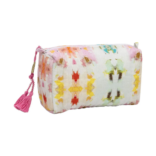 Laura Park Small Cosmetic Bag - Giverny- Diane James Home | Faux Floral Couture Handmade In The USA