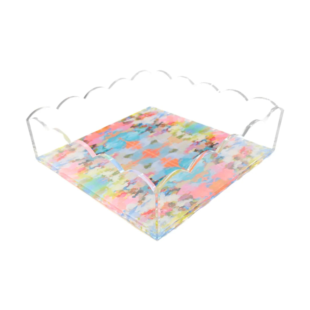 Laura Park Small Scalloped Tray - Brooks Avenue- Diane James Home | Faux Floral Couture Handmade In The USA