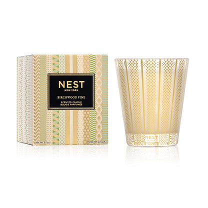 NEST Birchwood Pine Classic Candle- Diane James Home | Faux Floral Couture Handmade In The USA