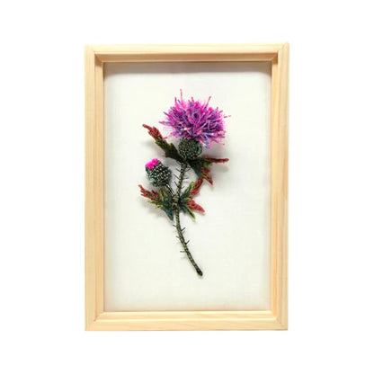 Trovelore Thistle Beaded Art- Diane James Home | Faux Floral Couture Handmade In The USA